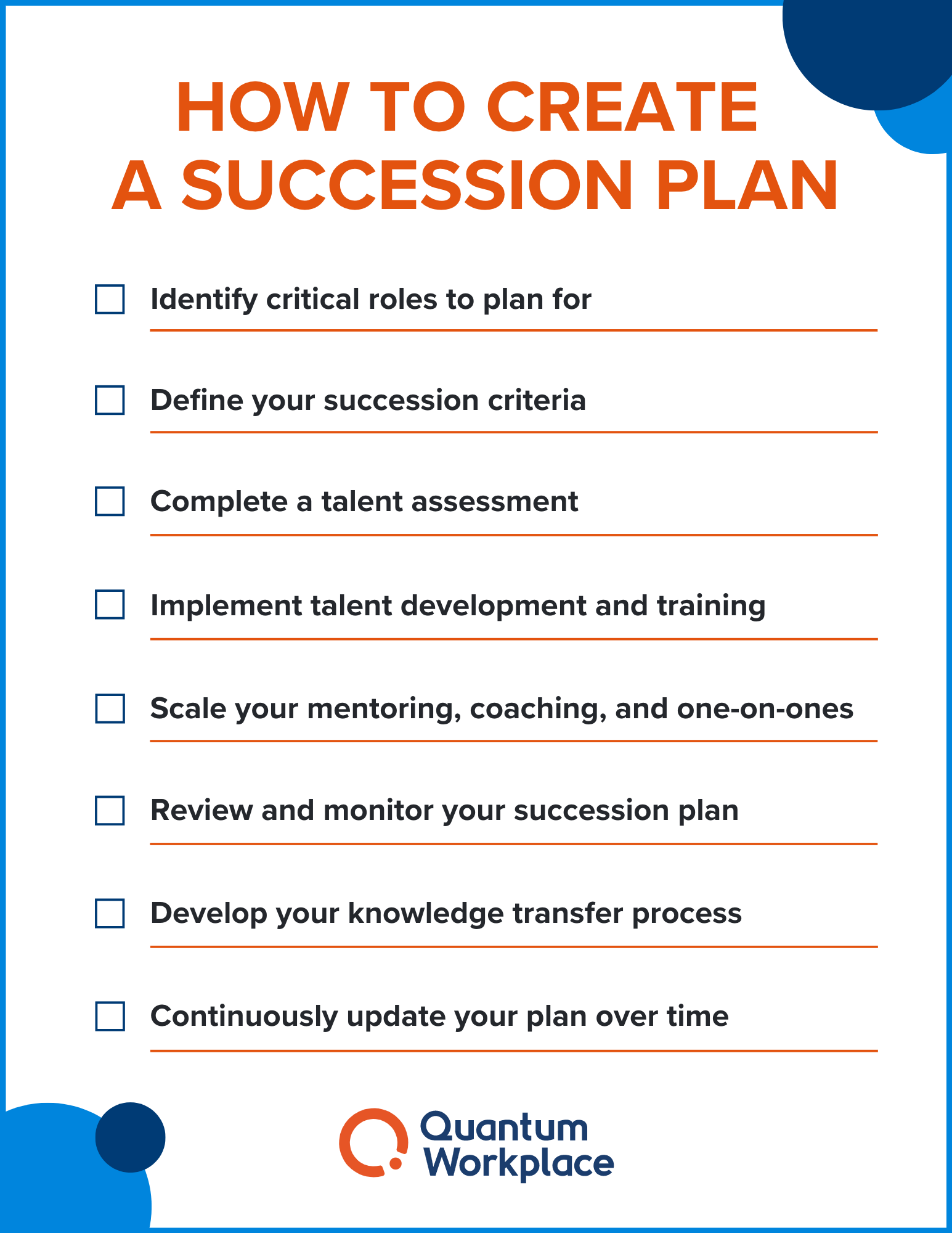 The Complete Succession Planning Guide For HR Professionals   Succession Plan Checklist 2 